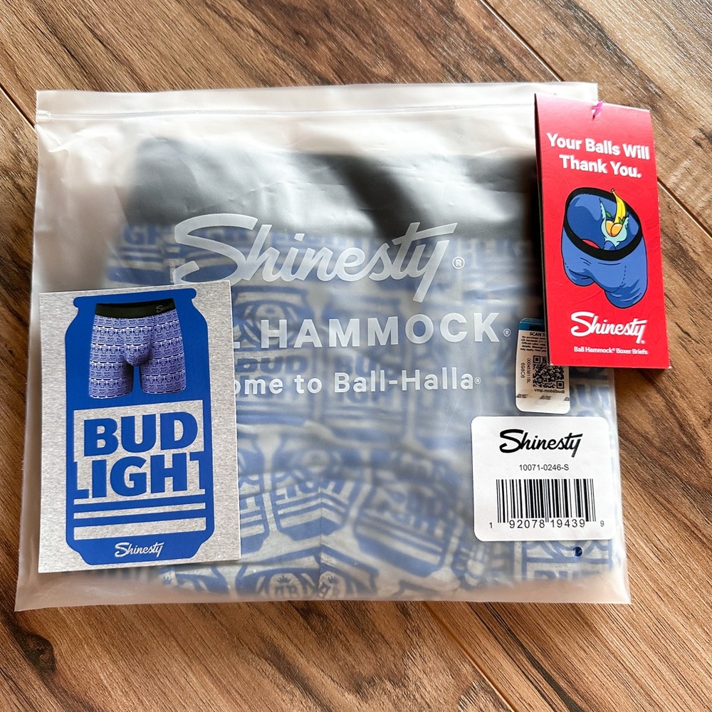 Shinesty Men’s Underwear - The Can Do Attitude - Bud Light Collab - NWT